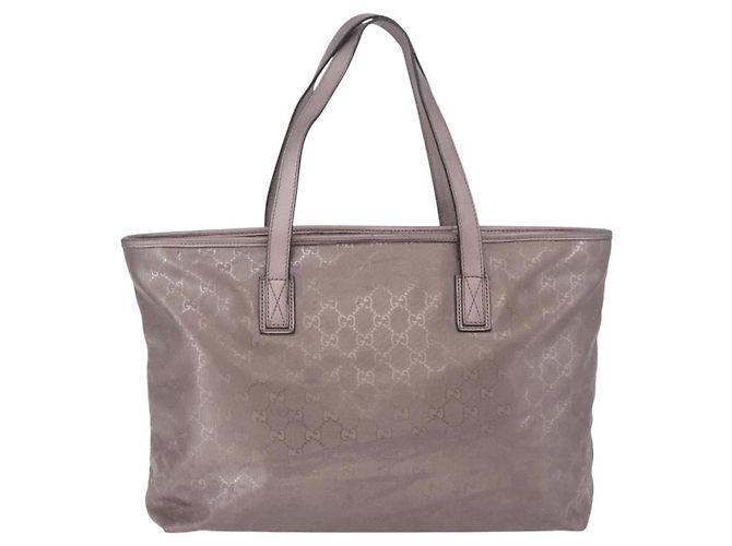 Borsa Tote GUCCI GG Implementation PVC Rosa Argento 211137 Auth BA15146 - vista 3