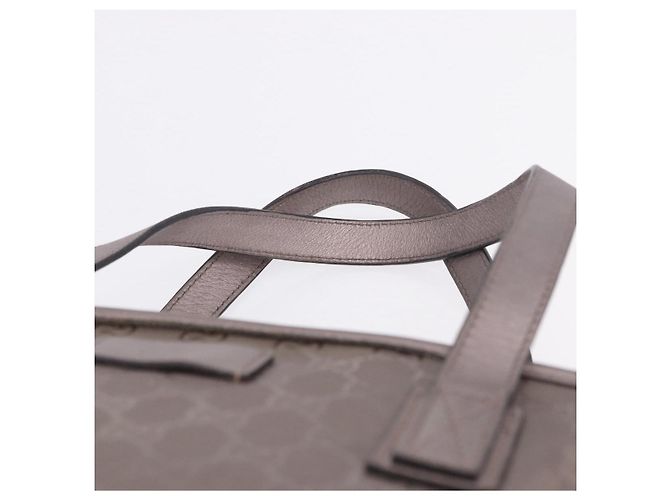 Borsa Tote GUCCI GG Implementation PVC Rosa Argento 211137 Auth BA15146 - vista 9