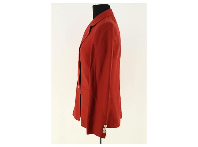 Blazer Sandro in cotone rosso - vista 3