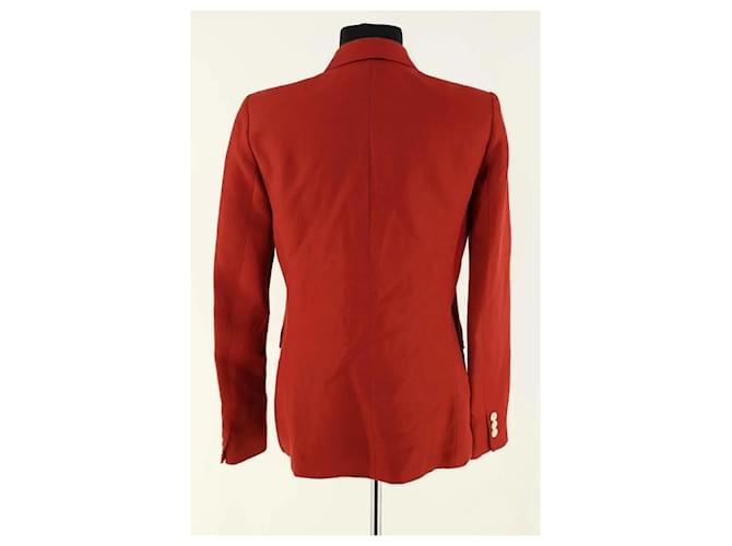 Blazer Sandro in cotone rosso - vista 4