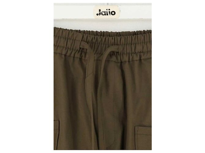Autre Marque Weite Khaki-Hose - Ansicht 2