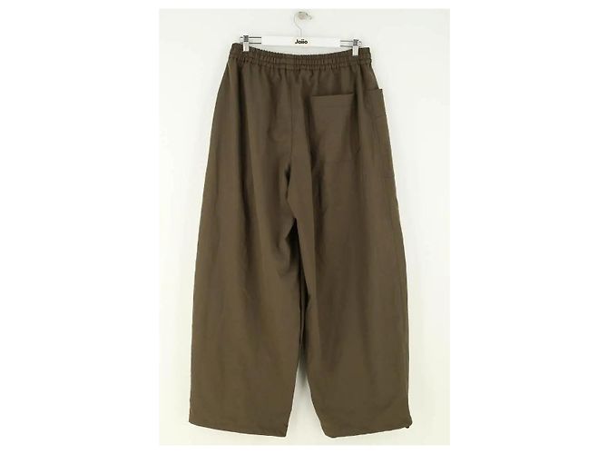 Autre Marque Weite Khaki-Hose - Ansicht 3