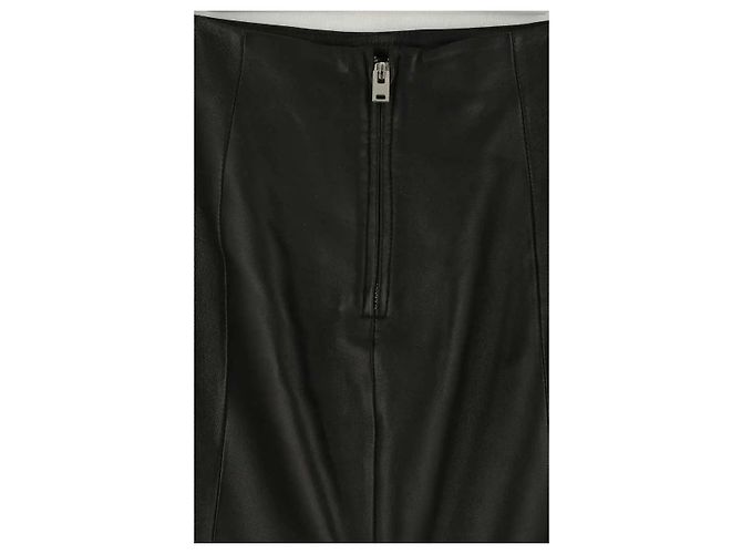 Falda de cuero negra Iro Negro - vista 4