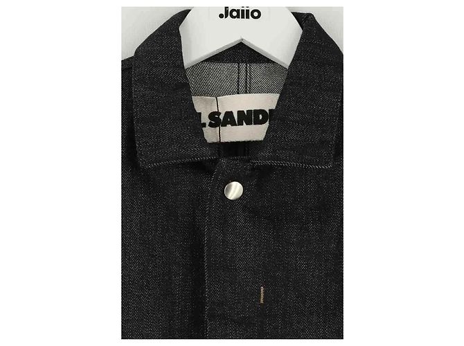 Giacca Jil Sander in cotone blu navy - vista 2