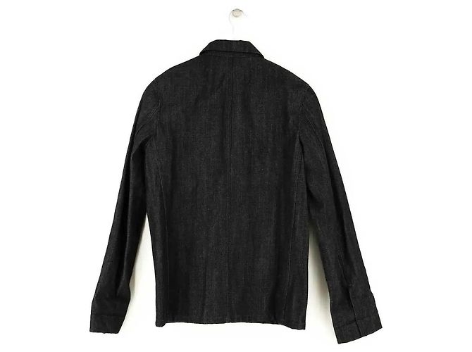 Giacca Jil Sander in cotone blu navy - vista 3