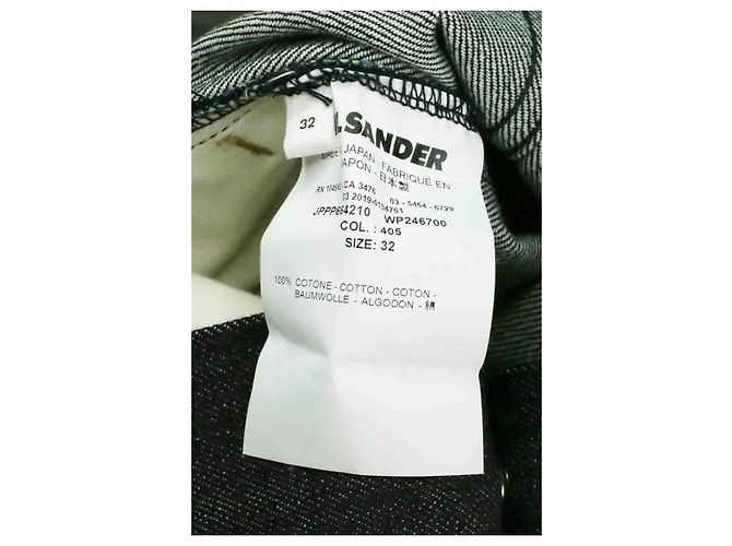Giacca Jil Sander in cotone blu navy - vista 6