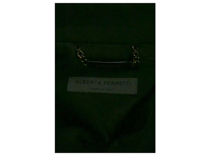 Abrigo negro de sintético Alberta Ferretti - vista 5
