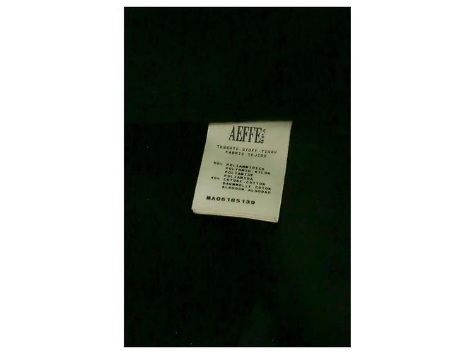 Abrigo negro de sintético Alberta Ferretti - vista 6