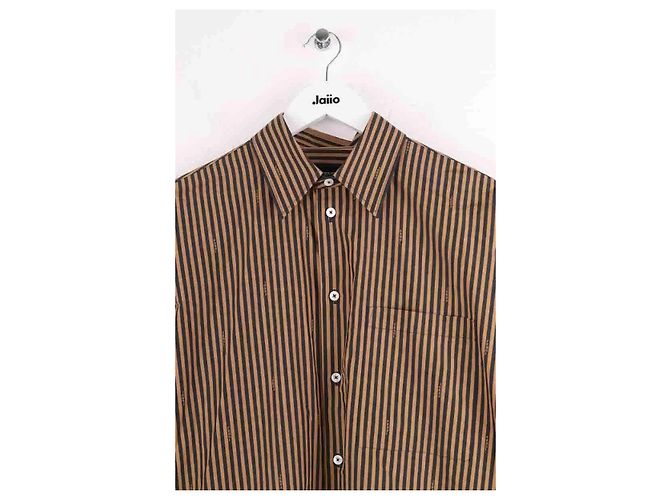 Camicia Fendi marrone in cotone M - vista 2