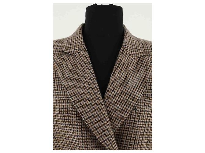 Maje Navy blue wool blazer - view 2