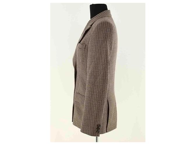 Maje Navy blue wool blazer - view 3