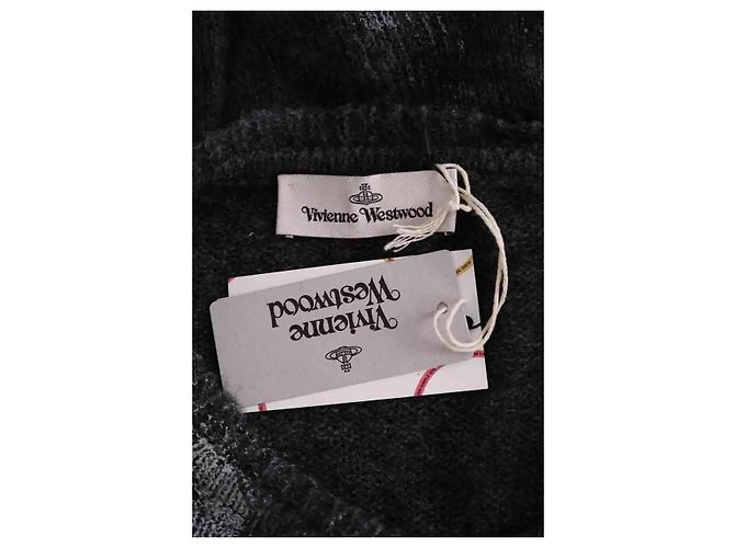 Vivienne Westwood Hi-vis jumper alpaca blend Wollpullover anthrazit Anthrazitgrau - Ansicht 5
