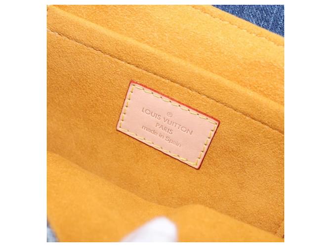 LOUIS VUITTON Monogram Denim Mini Preity Hand Bag Blue M95050 LV Auth 197489SAM - vista 17
