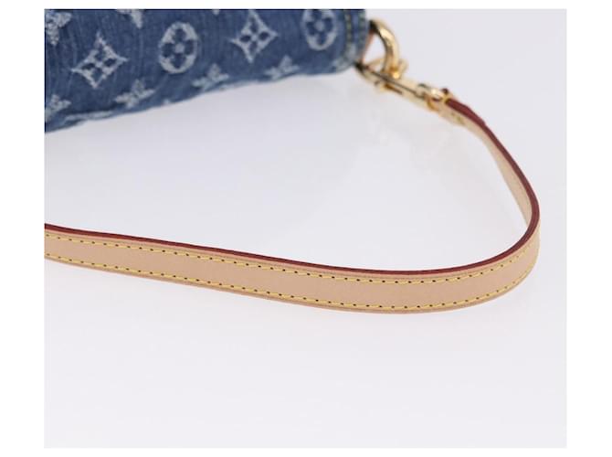 LOUIS VUITTON Monogram Denim Mini Preity Hand Bag Blue M95050 LV Auth 197489SAM - vista 7