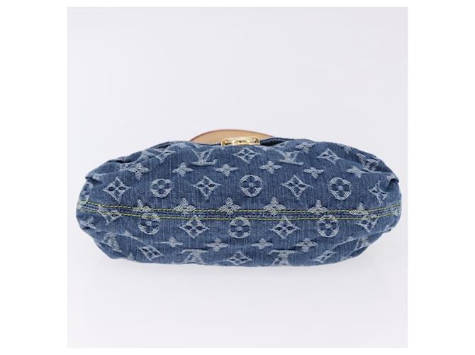 LOUIS VUITTON Monogram Denim Mini Preity Hand Bag Blue M95050 LV Auth 197489SAM - vista 9