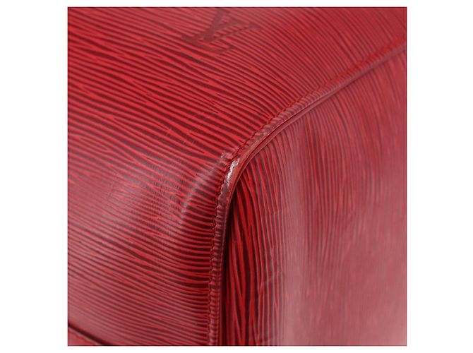 LOUIS VUITTON Epi Keepall 45 Boston Bag Red M42977 LV Auth 195542A Rosso - vista 15
