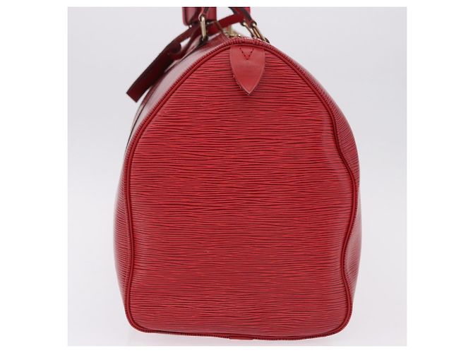 LOUIS VUITTON Epi Keepall 45 Boston Bag Red M42977 LV Auth 195542A Rosso - vista 5