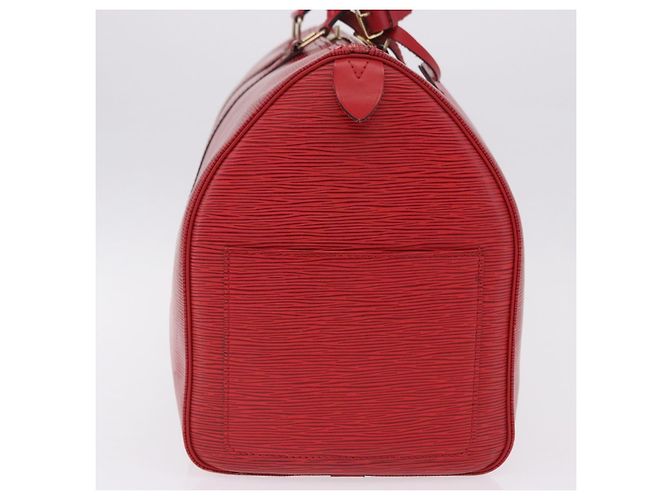 LOUIS VUITTON Epi Keepall 45 Boston Bag Red M42977 LV Auth 195542A Rosso - vista 6
