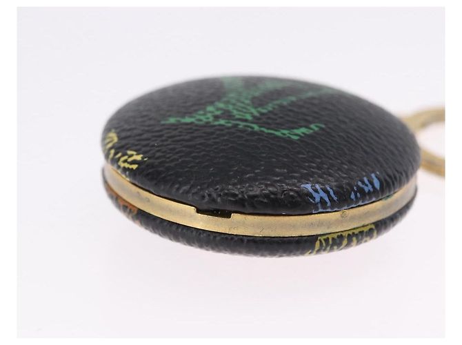 LOUIS VUITTON Monogram Multicolor Astropill Schlüsselhalter Schwarz M51912 Auth BA15250 - Ansicht 10