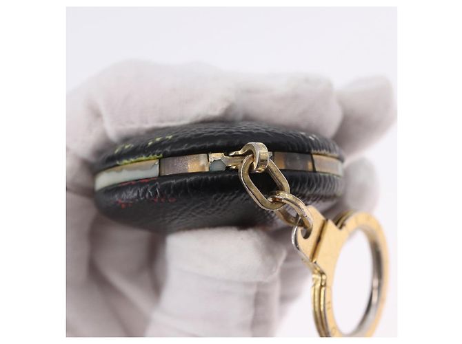 LOUIS VUITTON Monogram Multicolor Astropill Schlüsselhalter Schwarz M51912 Auth BA15250 - Ansicht 11