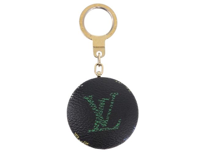 LOUIS VUITTON Monogram Multicolor Astropill Schlüsselhalter Schwarz M51912 Auth BA15250 - Ansicht 2