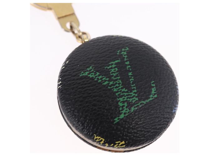 LOUIS VUITTON Monogram Multicolor Astropill Schlüsselhalter Schwarz M51912 Auth BA15250 - Ansicht 4