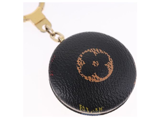 LOUIS VUITTON Monogram Multicolor Astropill Schlüsselhalter Schwarz M51912 Auth BA15250 - Ansicht 6