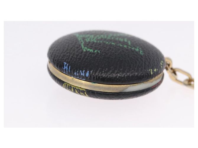 LOUIS VUITTON Monogram Multicolor Astropill Schlüsselhalter Schwarz M51912 Auth BA15250 - Ansicht 9