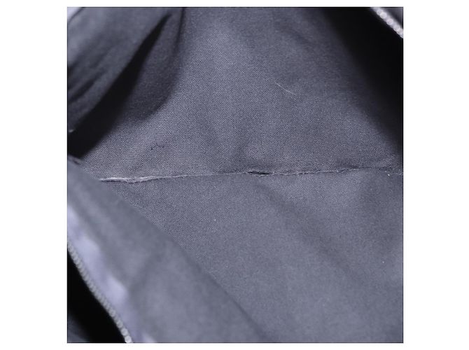 Hermès Borsa a Tracolla HERMES Fourre Tout Bassas MM Canvas Gray Silver Auth 194155 Marrone Argento - vista 22
