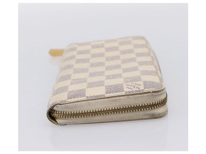 LOUIS VUITTON Damier Azur Zippy Wallet Cartera Larga N60019 LV Auth BA14914 - vista 5