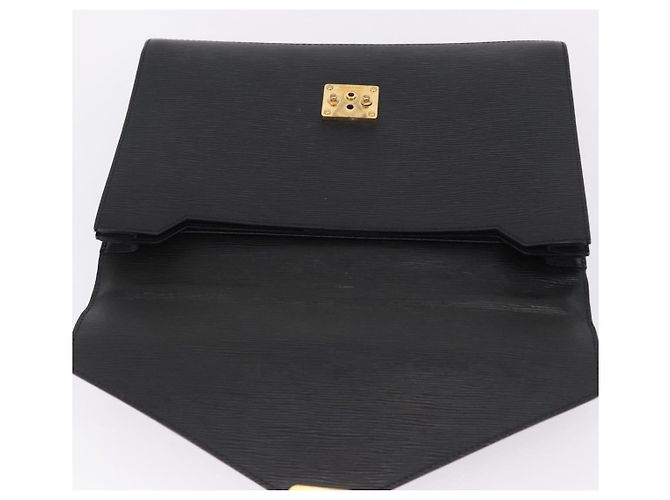 LOUIS VUITTON Epi Serviette Conseiller Briefcase Black M54422 LV Auth ep15686 Nero - vista 15