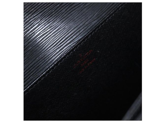 LOUIS VUITTON Epi Serviette Conseiller Briefcase Black M54422 LV Auth ep15686 Nero - vista 16