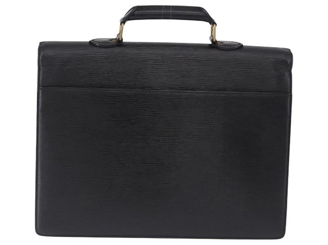 LOUIS VUITTON Epi Serviette Conseiller Briefcase Black M54422 LV Auth ep15686 Nero - vista 3