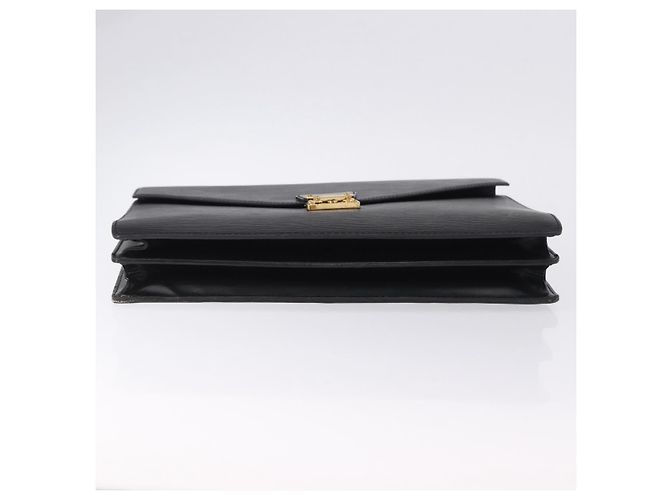 LOUIS VUITTON Epi Serviette Conseiller Briefcase Black M54422 LV Auth ep15686 Nero - vista 9