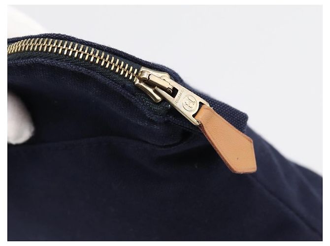 Hermès HERMES Bolide PM Pouch Cotton Navy Auth BA15256A Blu navy - vista 12