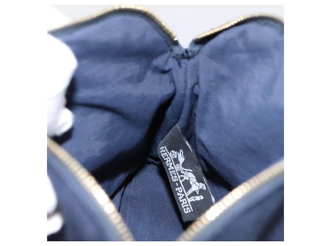Hermès HERMES Bolide PM Pouch Cotton Navy Auth BA15256A Blu navy - vista 15