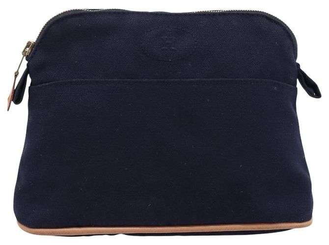 Hermès HERMES Bolide PM Pouch Cotton Navy Auth BA15256A Blu navy - vista 2