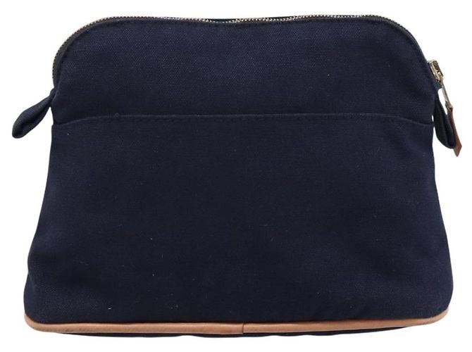 Hermès HERMES Bolide PM Pouch Cotton Navy Auth BA15256A Blu navy - vista 3