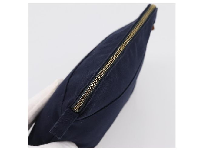 Hermès HERMES Bolide PM Pouch Cotton Navy Auth BA15256A Blu navy - vista 6
