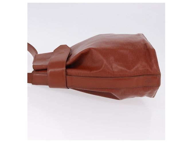 LOUIS VUITTON Epi Sac Depaule GM Shoulder Bag Brown M80193 LV Auth ka5808 Marrone - vista 5