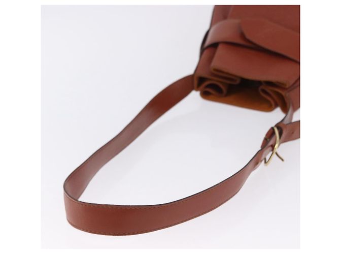 LOUIS VUITTON Epi Sac Depaule GM Shoulder Bag Brown M80193 LV Auth ka5808 Marrone - vista 7