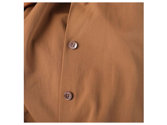 Completo Gucci by Tom Ford due pezzi pantalone e blusa wrap camel Marrone - vista 11