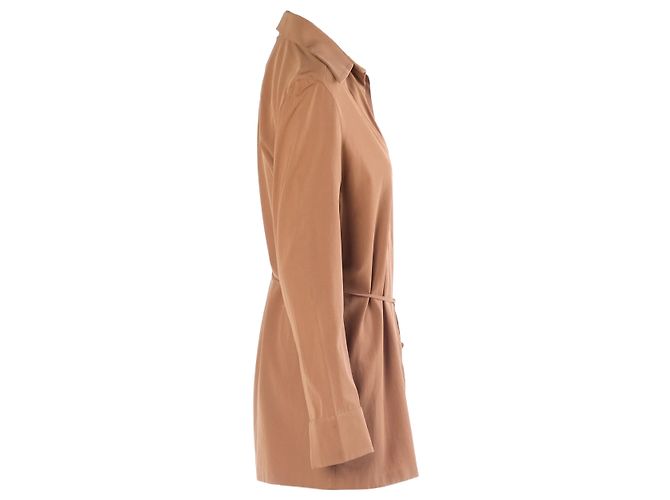 Completo Gucci by Tom Ford due pezzi pantalone e blusa wrap camel Marrone - vista 5