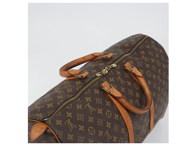 LOUIS VUITTON Monogram Keepall 55 Boston Bag M41424 LV Auth ka5726 Monogramma - vista 6