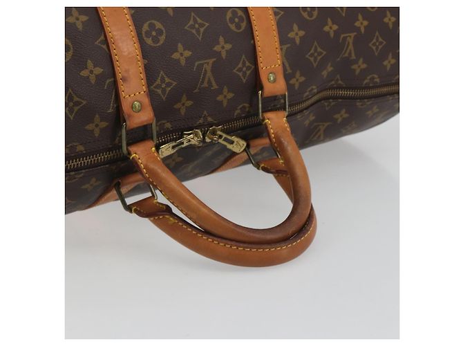 LOUIS VUITTON Monogram Keepall 55 Boston Bag M41424 LV Auth ka5726 Monogramma - vista 7