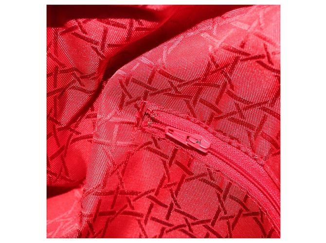 Borsa Christian Dior Canage Boston Nylon Nero Oro Auth 193370A D'oro - vista 20