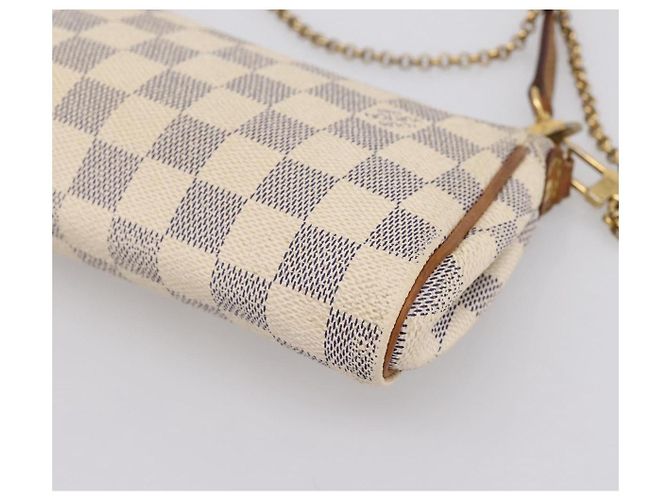 LOUIS VUITTON Damier Azur Eva Shoulder Bag 2way N55214 LV Auth 198727 - vista 14