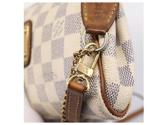 LOUIS VUITTON Damier Azur Eva Shoulder Bag 2way N55214 LV Auth 198727 - vista 16