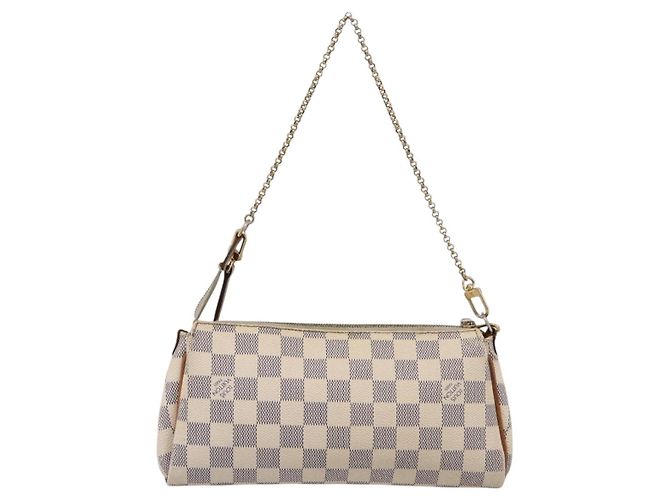 LOUIS VUITTON Damier Azur Eva Shoulder Bag 2way N55214 LV Auth 198727 - vista 3