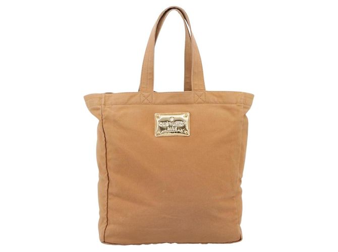 Borsa Tote LOUIS VUITTON That's Love MM Canvas Brown M95466 LV Auth 197465A Marrone - vista 3